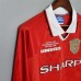 Manchester United 99/00 Home Red Long Sleeve Soccer Jersey